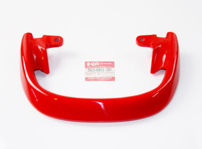 NOS OEM SUZUKI 98-2003 GSX600F/750F RED HANDLE PILLION RIDER # 46211-03F11-28V - MotoRaider