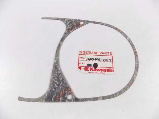 NOS OEM KAWASAKI 1970-1971 G31M-A LH ENGINE COVER GASKET 14045-007 - MotoRaider