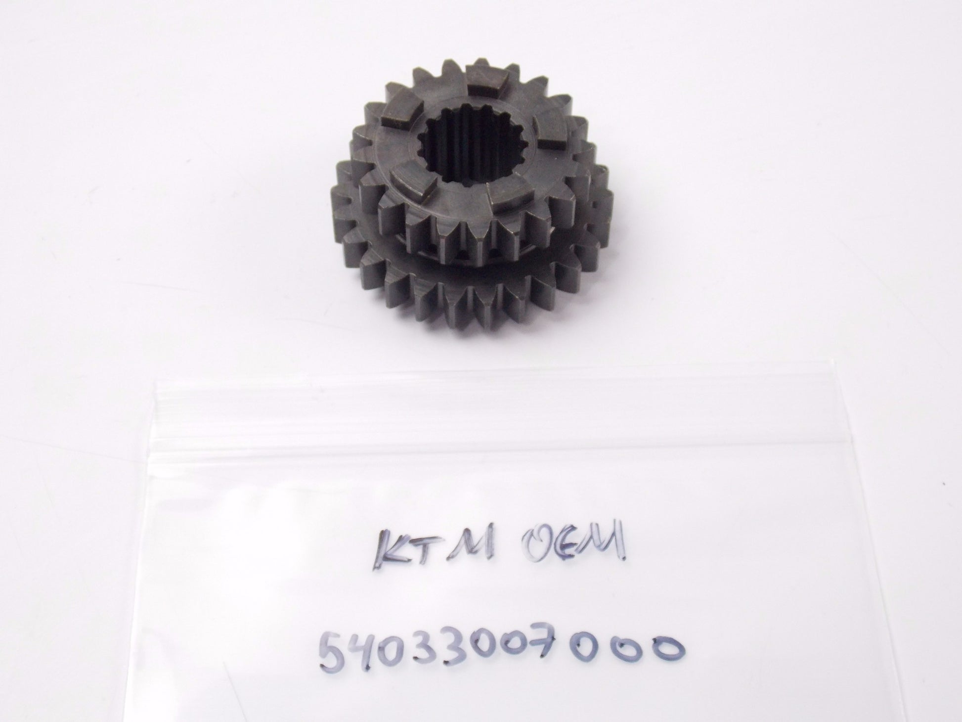 OEM KTM 1979 125/175/250/400 TRANSMISSION I 3rd/5th GEAR MAINSHAFT 54033007000 - MotoRaider