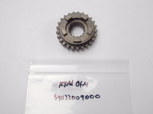 NOS OEM KTM 1979 125 175 250 400 4th GEAR COUNTER SHAFT 25 T. 54033009000 - MotoRaider