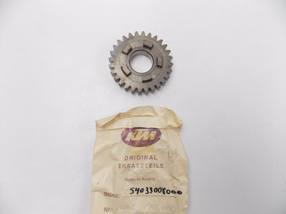 NOS OEM KTM 1979 125 175 250 400 3rd GEAR COUNTERSHAFT GEAR 28 T. 540.33.008.000 - MotoRaider