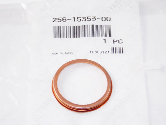NOS OEM YAMAHA 70-83 XS1 XS2 TX650 XS650SK CRANKCASE GASKET DRAIN 256-15353-00 - MotoRaider
