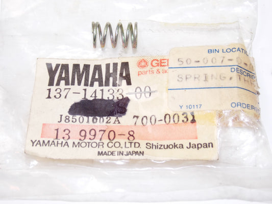 NOS OEM YAMAHA '62 YD3 68-13 DT250C/400C RAPTOR SPRING THRTL STOP 137-14133-00 - MotoRaider