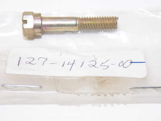 NOS OEM YAMAHA 63-80 HS1 LB50/80 YG1 SCREW BODY FITTING 127-14125-00 | 14125-01 - MotoRaider