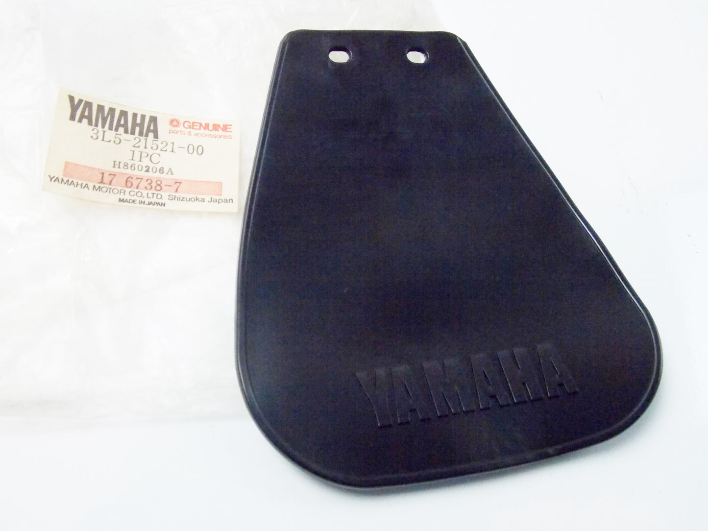 NOS OEM YAMAHA 79-87 QT50/F/G/H/J/K YAMAHOPPER FLAP FRONT FENDER 3L5-21521-00 - MotoRaider