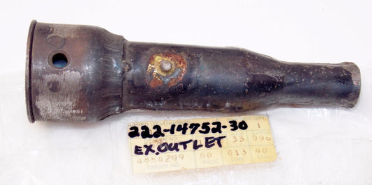 NOS OEM YAMAHA 1970 AS2C DS6B PIPE OUTLET 222-14752-30 - MotoRaider