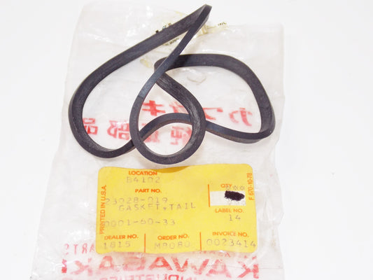 NOS OEM KAWASAKI 69-81 G3SS/TR KM100-A1 KZ440-B2 GASKET TAIL LAMP LENS 23028-019 - MotoRaider