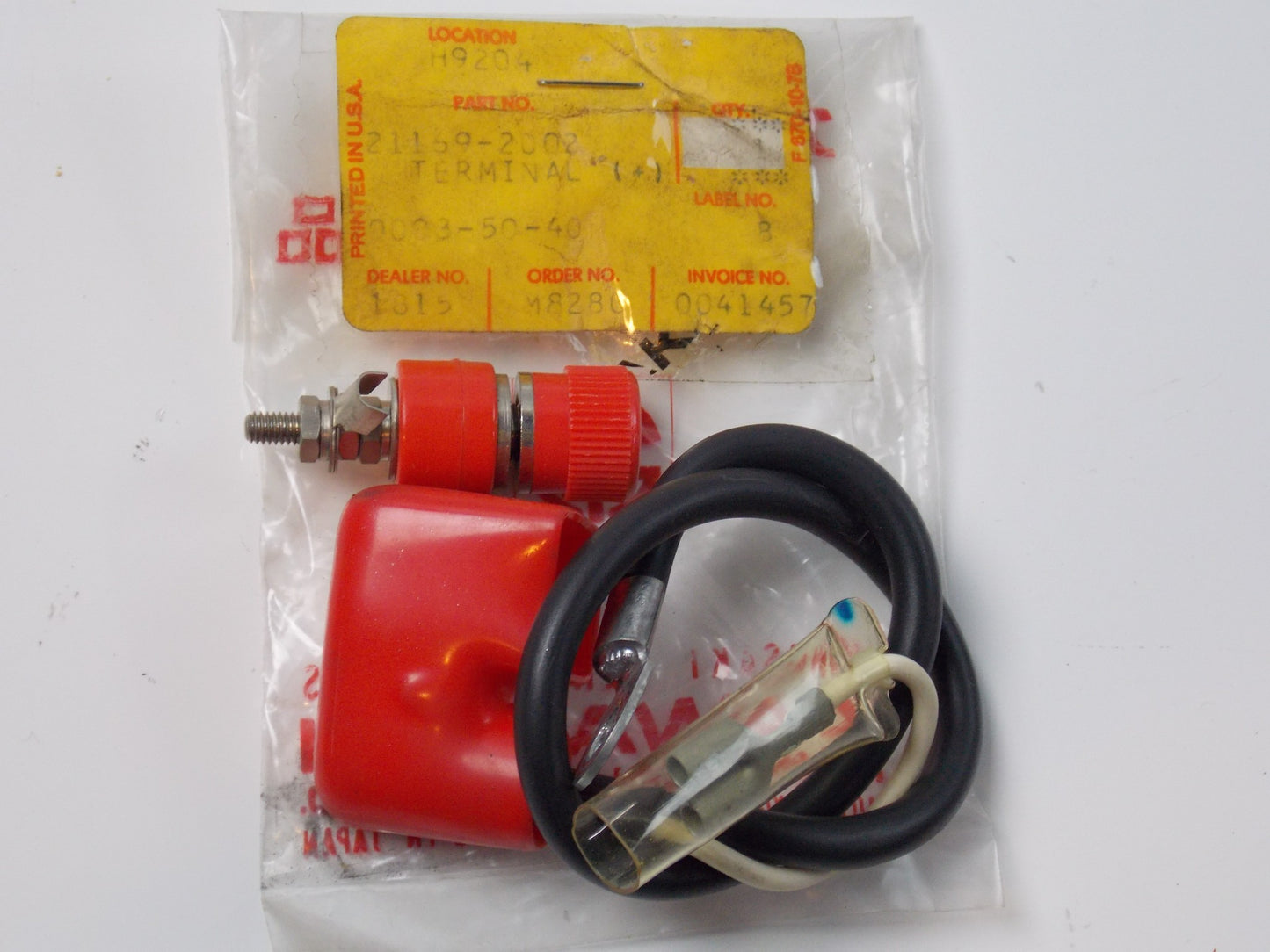 NOS OEM KAWASAKI ALL YEAR GAT/AH/AW/D/EF/ER/EW CONTROL-PANEL TERMINAL 21169-2002 - MotoRaider