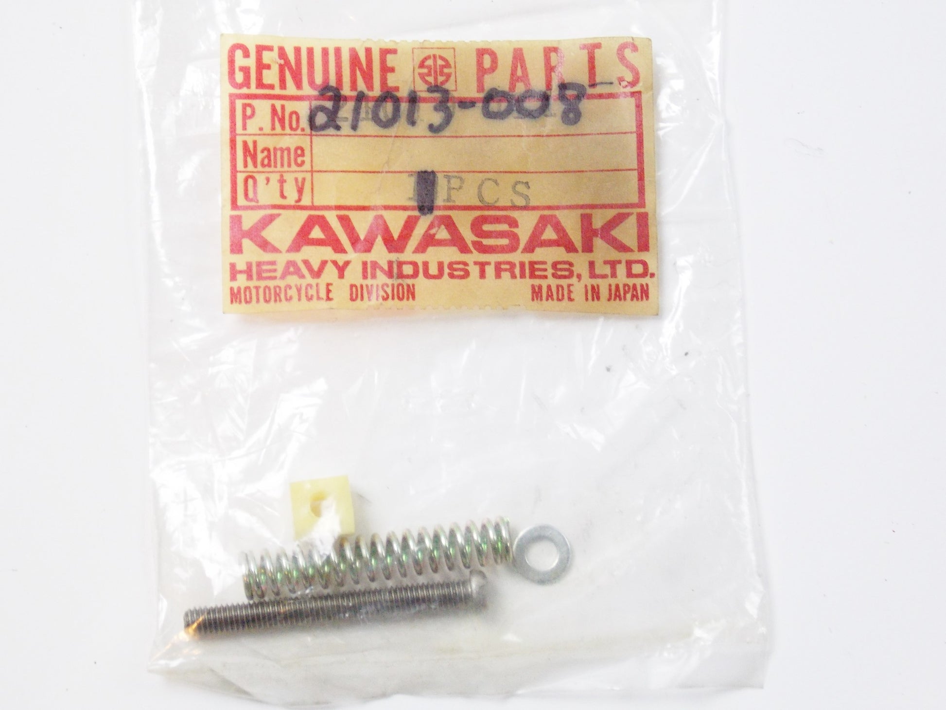 NOS OEM KAWASAKI 75-83 KZ400/Especial KZ440/Belt SCREW ASY FOCUS ADJST 23013-008 - MotoRaider