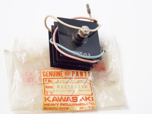 NOS OEM KAWASAKI 68-70 F4 Sidewinder IGNITION GENERATOR RECTIFIER 21061-009 - MotoRaider