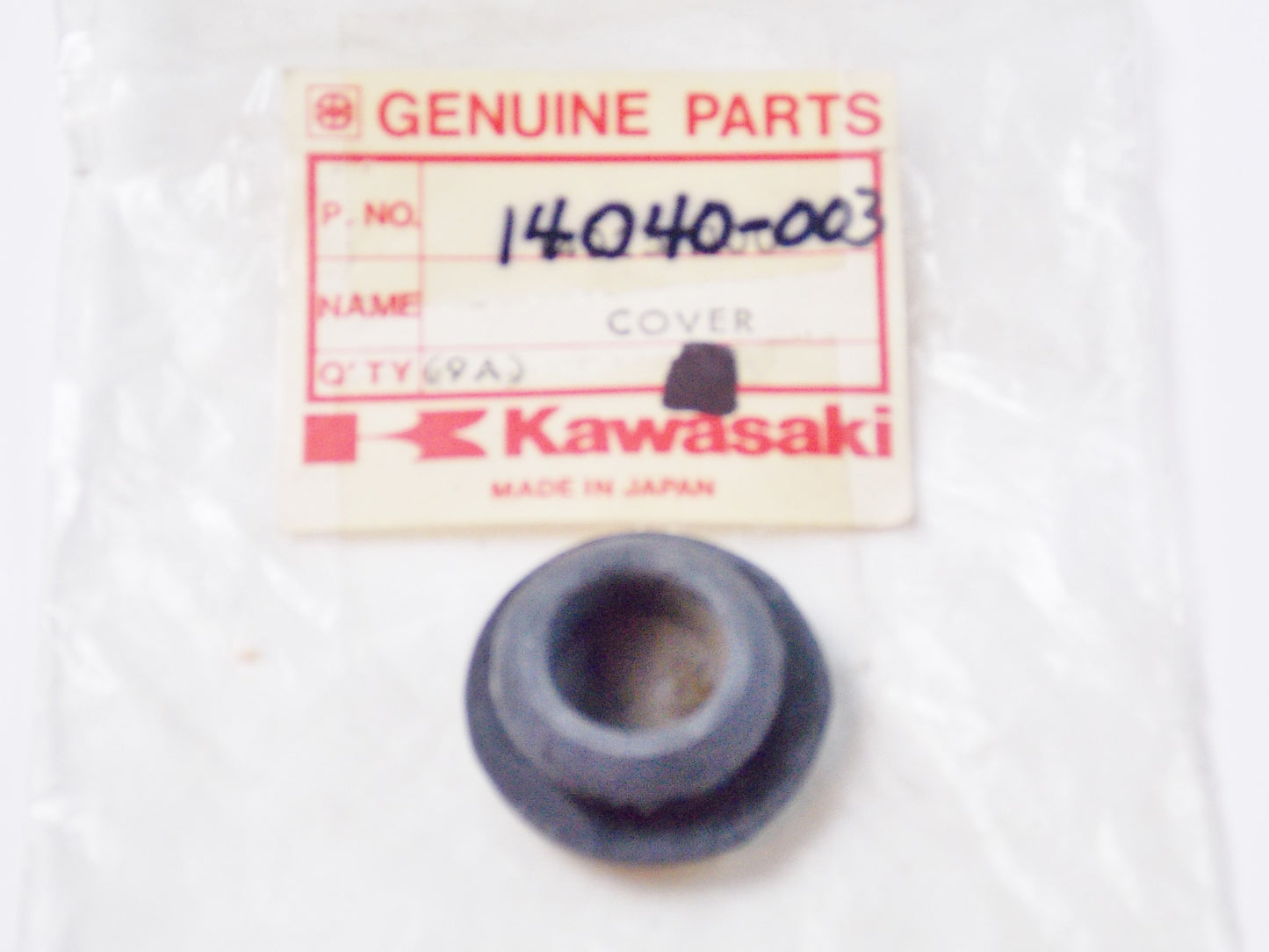 NOS OEM KAWASAKI 70-75 F5 F8 F81M F9 F11 ENGINE COVERS CAP CLUTCH HOLE 14040-003 - MotoRaider