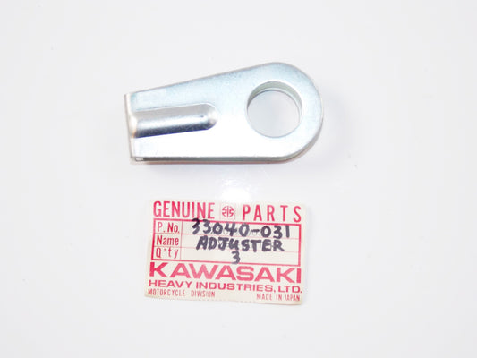 NOS OEM KAWASAKI 68-70 F3 Bushwhacker F4 Sidewinder ADJUSTER CHAIN L.H 33040-031 - MotoRaider