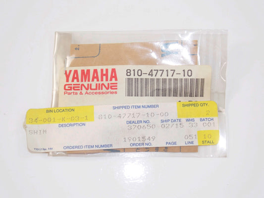 NOS OEM YAMAHA 70-83 SW/GP396 SL292 EW643 EX/SR/GS340 SPEEDOME SHIM 810-47717-10 - MotoRaider