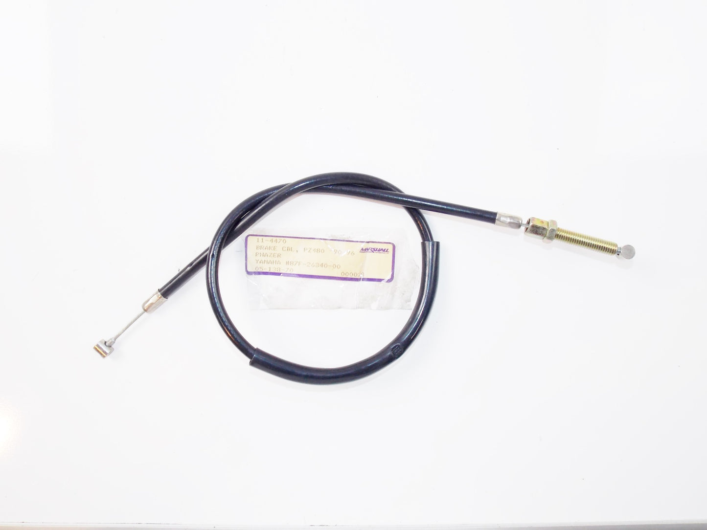 NOS MARSHALL 05-138-70 CABLE BRAKE YAMAHA 90-99  PHAZER II/SS PZ480 87F-26340-00 - MotoRaider