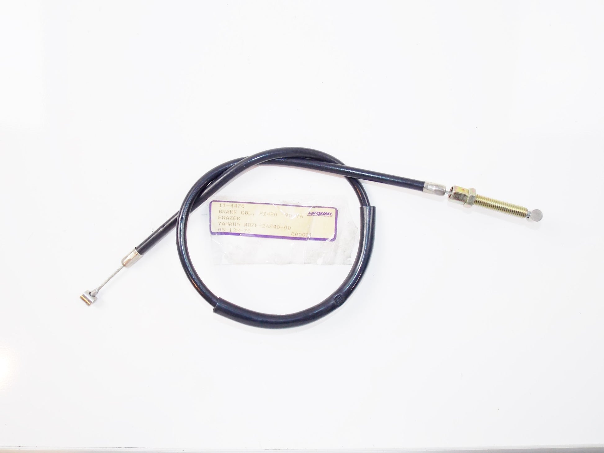 NOS MARSHALL 05-138-70 CABLE BRAKE YAMAHA 90-99  PHAZER II/SS PZ480 87F-26340-00 - MotoRaider