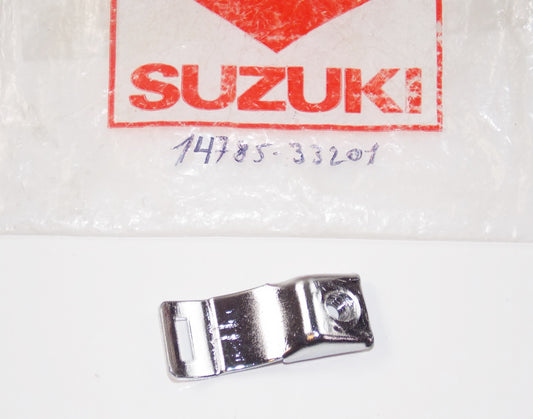 NOS OEM SUZUKI CLAMP MUFFLER COVER 14785-33201 - MotoRaider