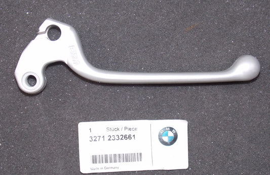NOS OEM BMW 92-01 K1100LT R1100R R850R HAND LEVER POLISHED LEFT 32712332661 - MotoRaider