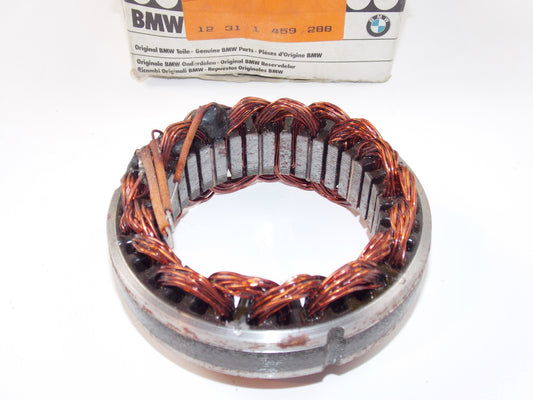 NOS OEM BMW 84-97 K 100/LT/RS/RT/1100LT/75 ALTERNATOR STATOR ASSY 12311459288 - MotoRaider