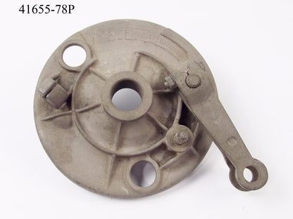 NOS OE HARLEY DAVIDSON 1975-1978 SS/SX 175/250 REAR BRAKE PLATE AMF 41655-78P - MotoRaider
