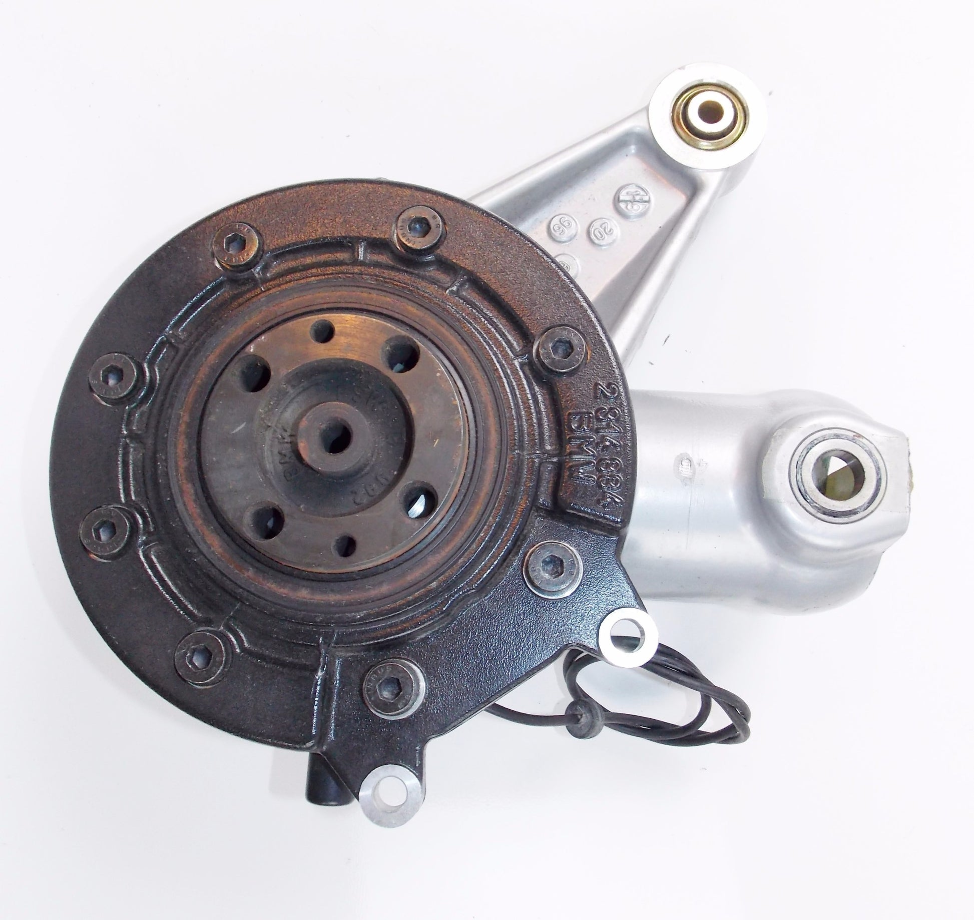 NOS OEM BMW 93-96 K1100RS REAR AXLE FINAL DRIVE SILVER I=31:11=2,82 33112324091 - MotoRaider