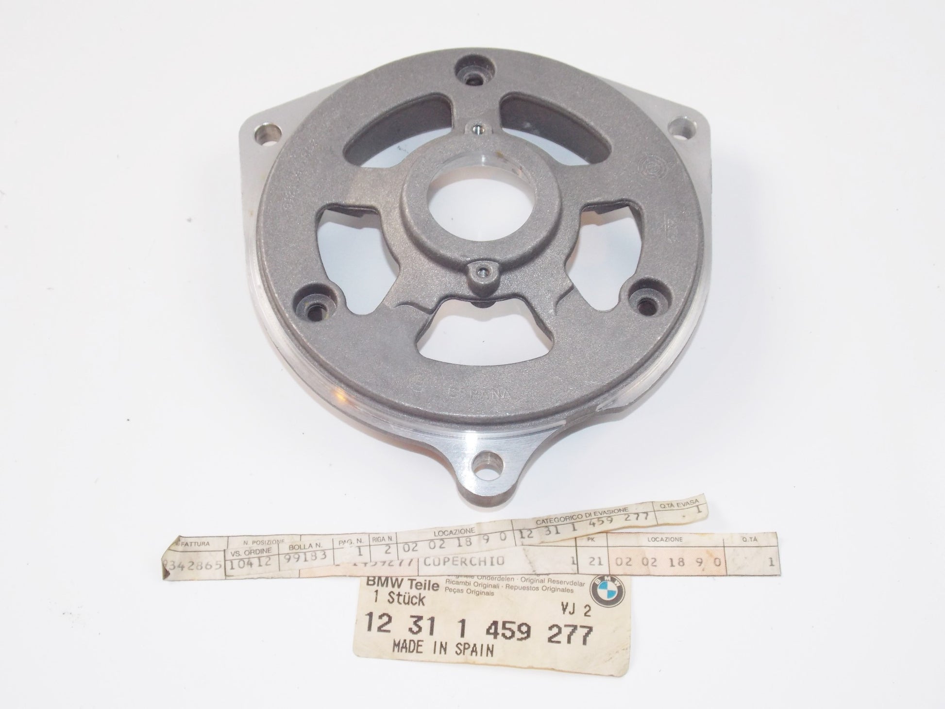 NOS OEM BMW 84-97 K100LT/RS/RT/1100LT/75 ALTRNATOR HOUSING ASY FRONT 12311459277 - MotoRaider