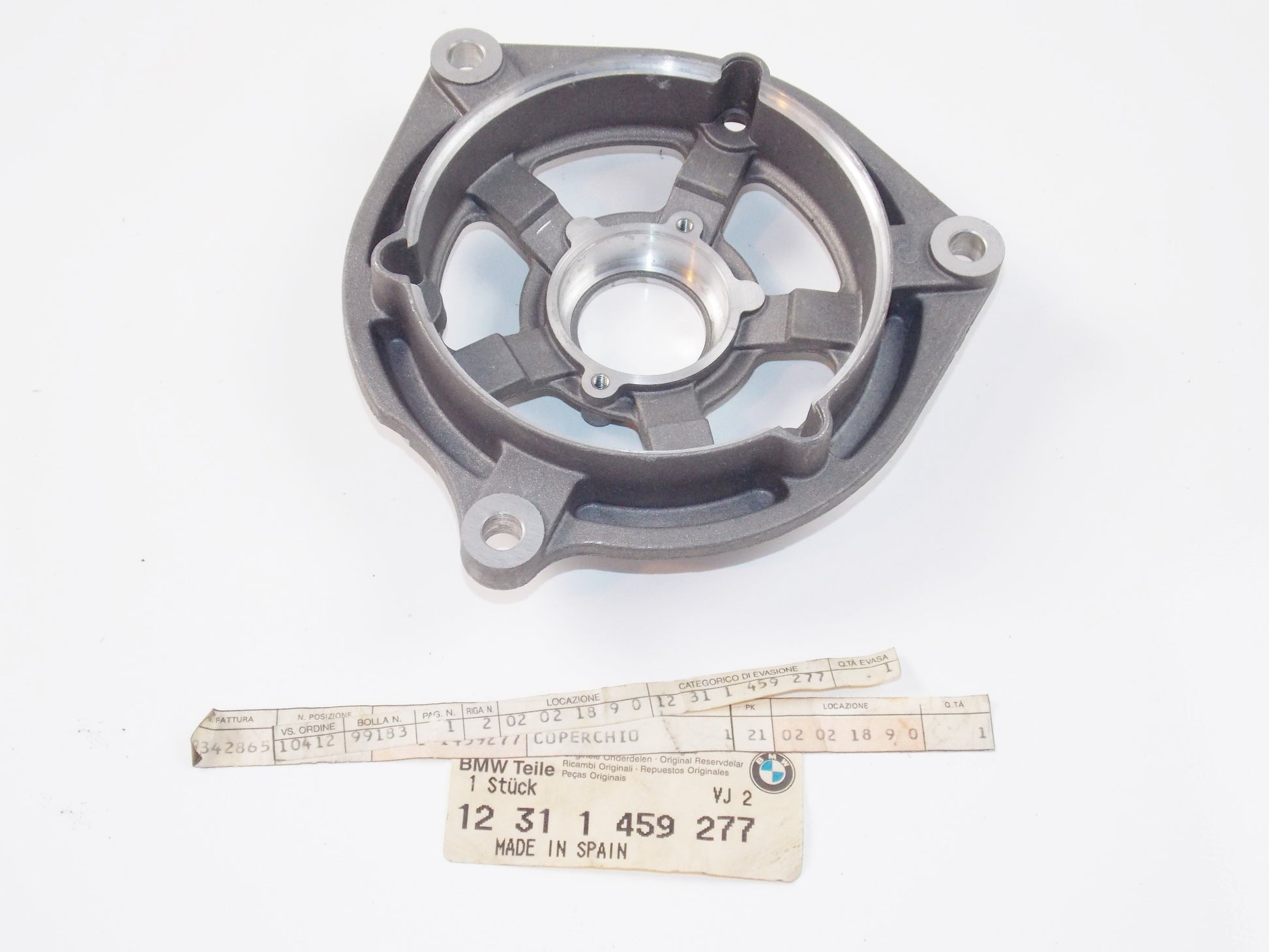 NOS OEM BMW 84-97 K100LT/RS/RT/1100LT/75 ALTRNATOR HOUSING ASY FRONT 12311459277 - MotoRaider