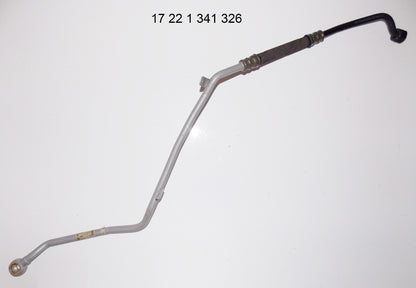 NOS OEM BMW 91-01 R 1100 RS SILVER OIL COOLER PIPE OUTLET 17221341326 - MotoRaider