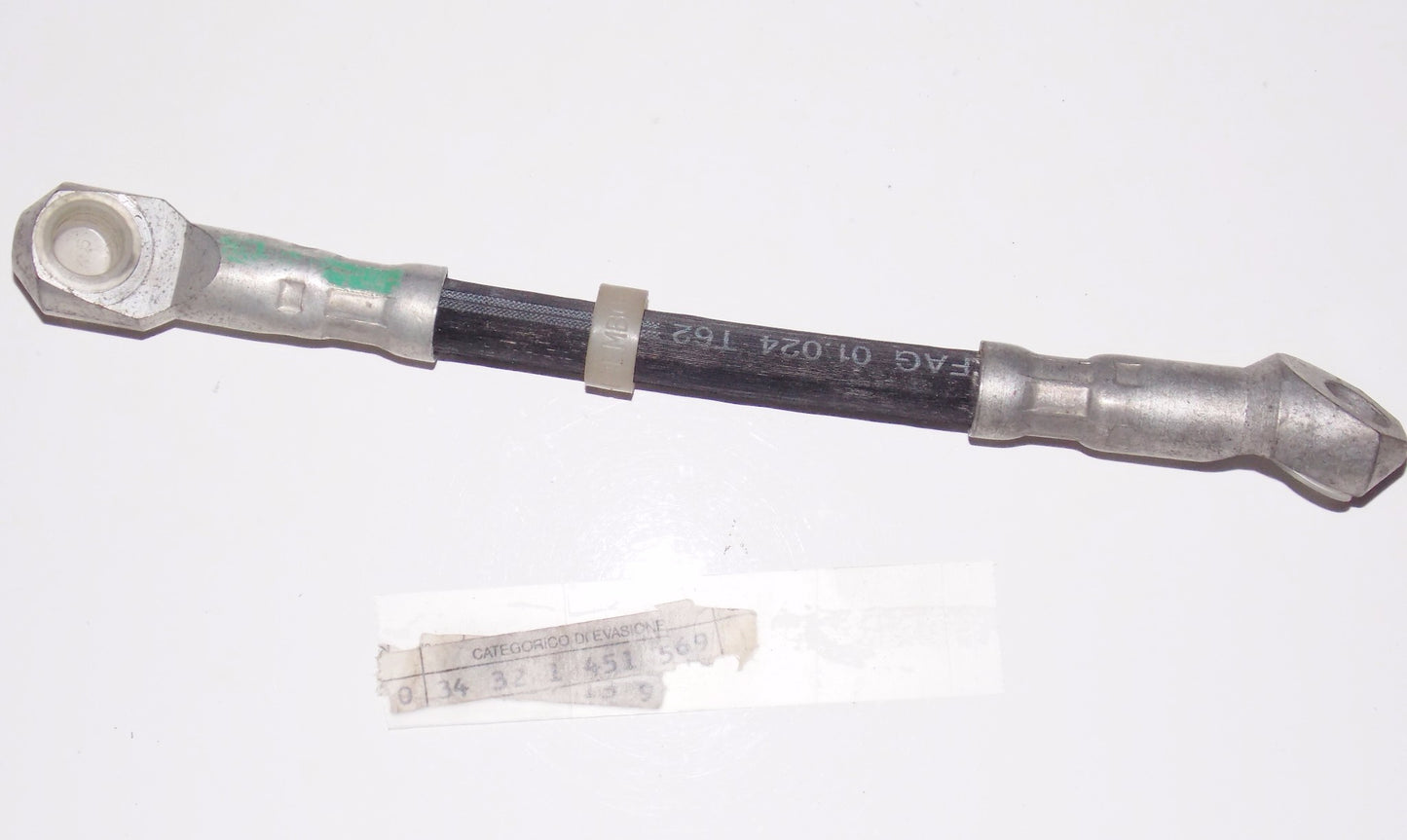 NOS OEM BMW 86-96 K 75 FRONT BRAKE HOSE L=165mm 34321451569 - MotoRaider