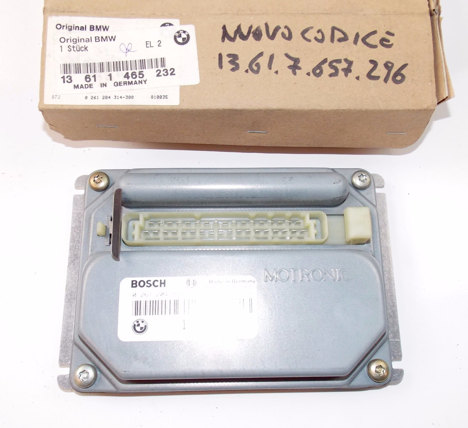 OEM BMW 96-05 K1200GT/RS THRTL HOUSING CTRL UNIT MOTRONIC MA2.4 EU2 13611465232 - MotoRaider