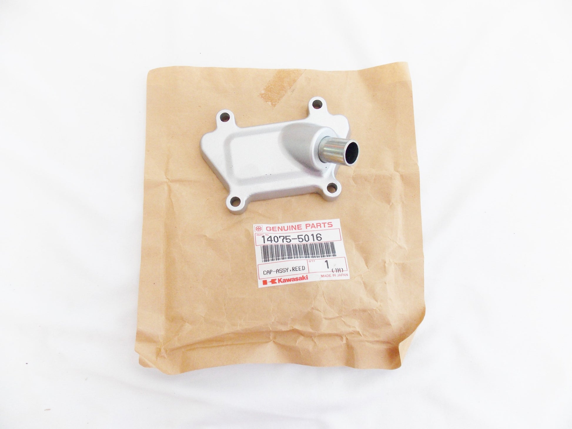 NOS OEM KAWASAKI 1981-85 1991/92 KZ650 ZN700 RT VALVE REED CAP ASSY 14075-5016 - MotoRaider