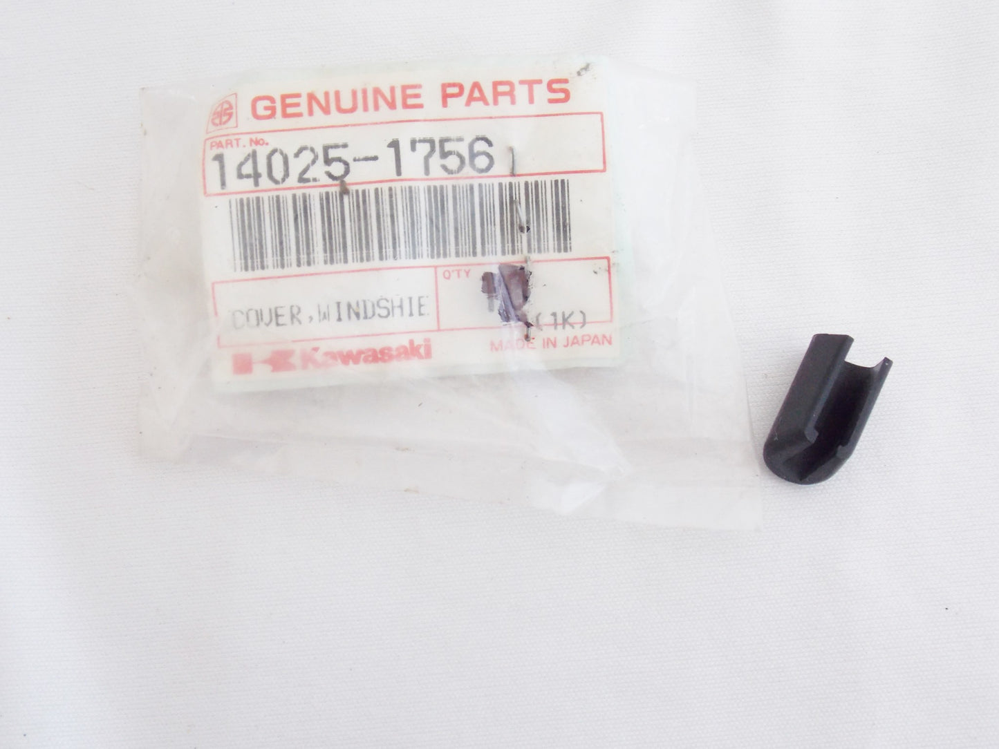 NOS OEM KAWASAKI 1983-2001 ZX900/750/600/550/305 /500  TRIM END COVER 14025-1756 - MotoRaider