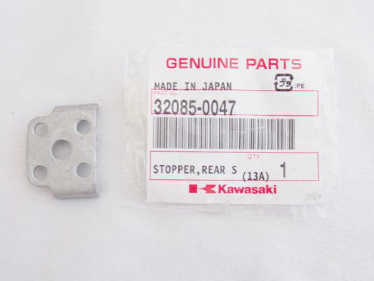 NOS OEM KAWASAKI 2003-2017 KLE50 KLZ1000 ZG1499  REAR PEG STOPPER 32085-0047 - MotoRaider