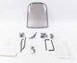 NOS SMOKE WINDSHIELD 16.5"x17.5"+(2) HARDWARE KITS MOUNTING  SCOOTER MOPED VESPA - MotoRaider