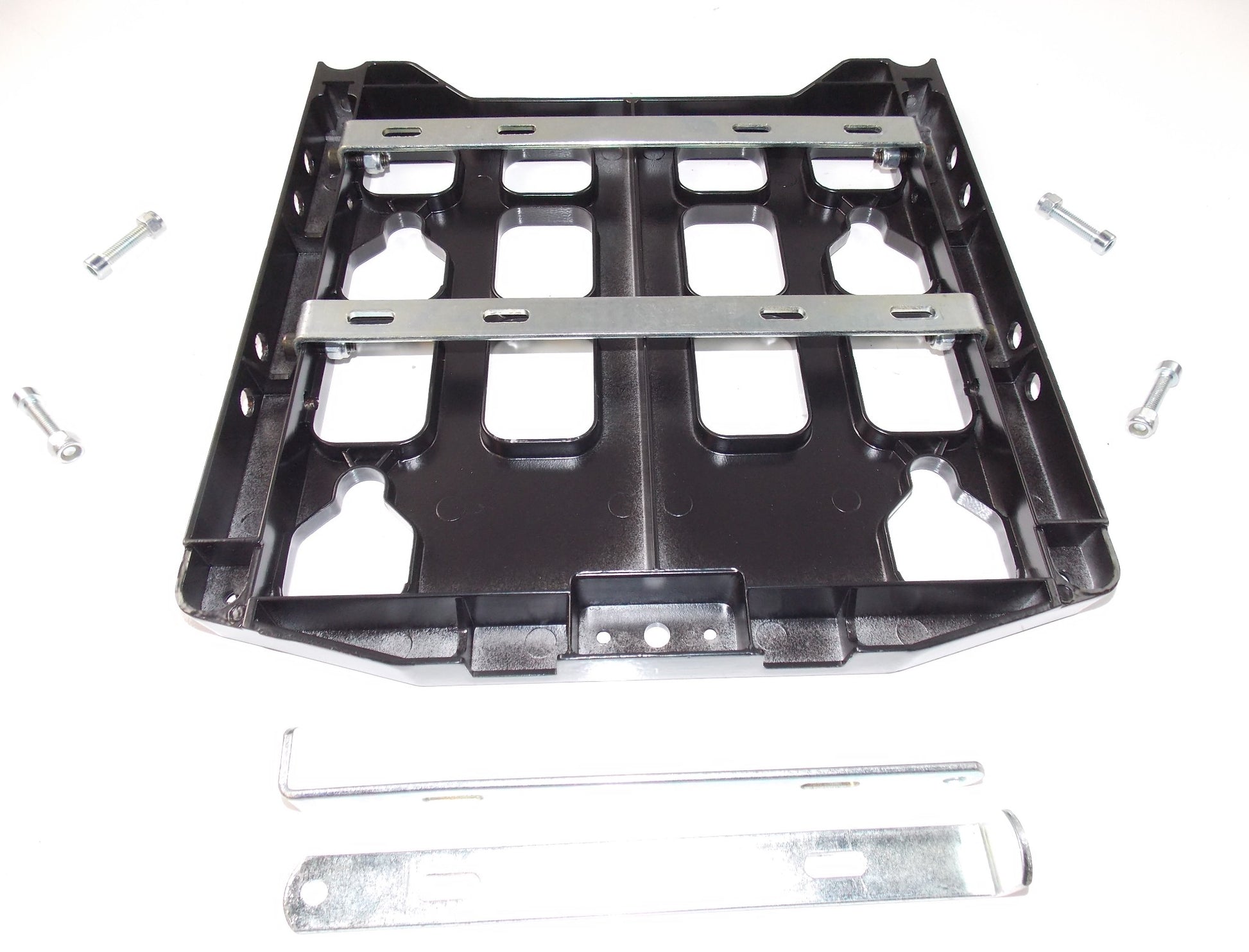 UNIVERSAL ALUMINUM TRAVEL LUGGAGE RACK SET 27.5cm x 30cm ADJUSTABLE - MotoRaider