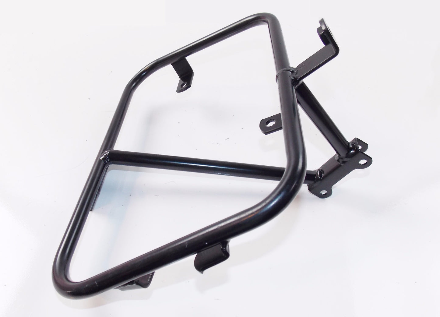NOS OEM APRILIA 1988 TUAREG 125 HEADLIGHT FRAME BLACK MOUNTING AP8132706 - MotoRaider