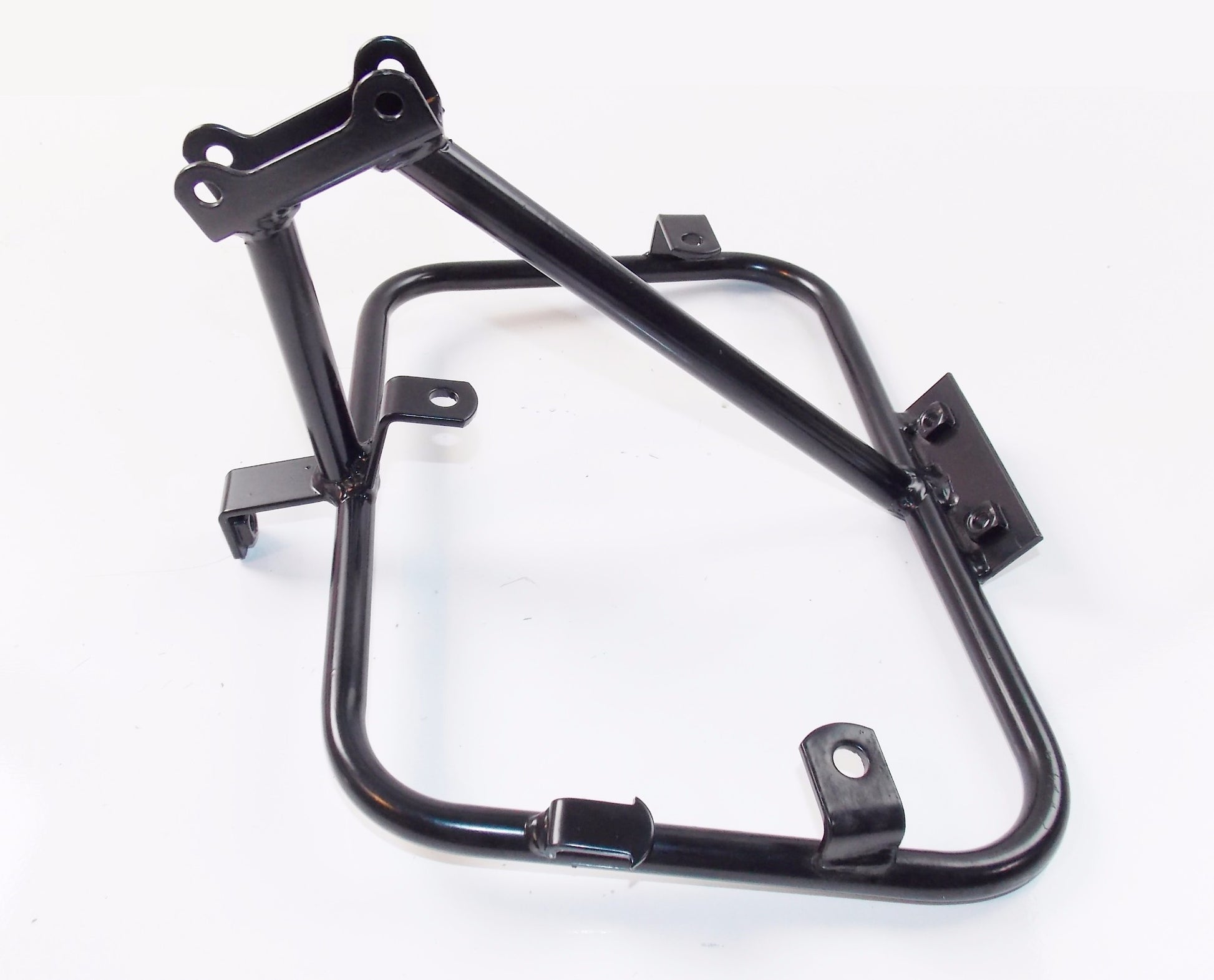 NOS OEM APRILIA 1988 TUAREG 125 HEADLIGHT FRAME BLACK MOUNTING AP8132706 - MotoRaider