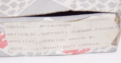 OEM APRILIA 1992 SCOOTER AMICO 50 WINDSHIELD SCREEN SUPPORT CLAMP SET BC2409000 - MotoRaider