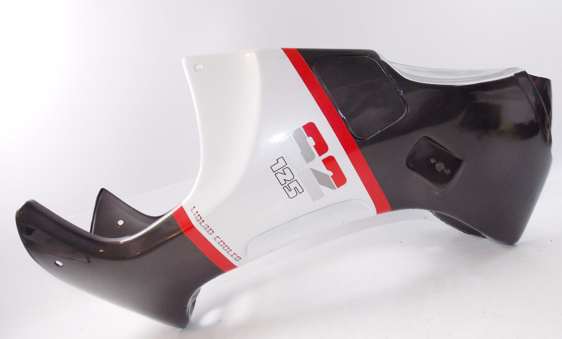 OEM CAGIVA 1986 ALETTA ORO S2 125 WHITE/ELECTRIC BLACK FRONT FAIRING 800052303 - MotoRaider