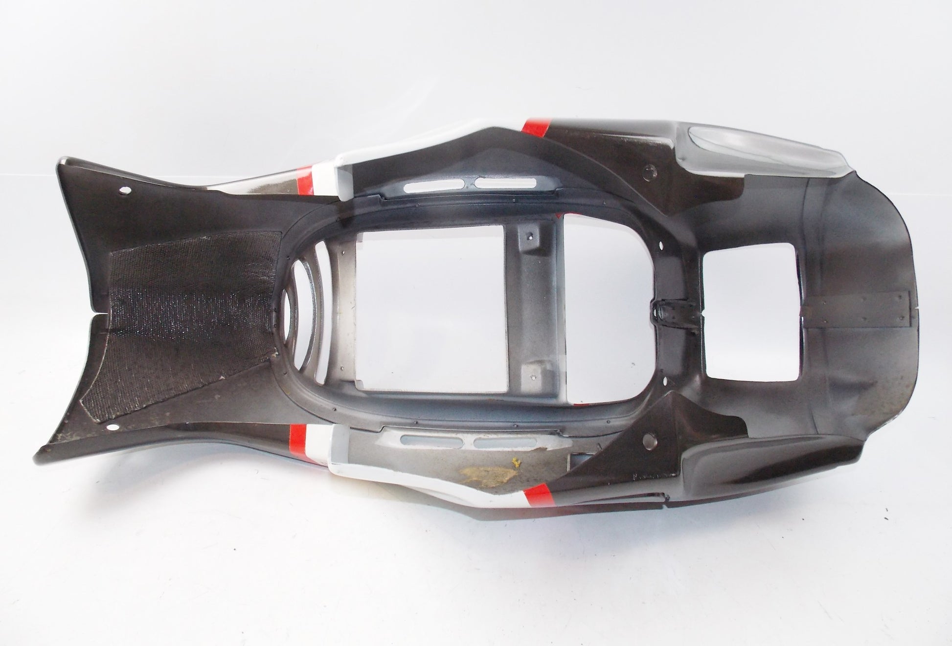 OEM CAGIVA 1986 ALETTA ORO S2 125 WHITE/ELECTRIC BLACK FRONT FAIRING 800052303 - MotoRaider