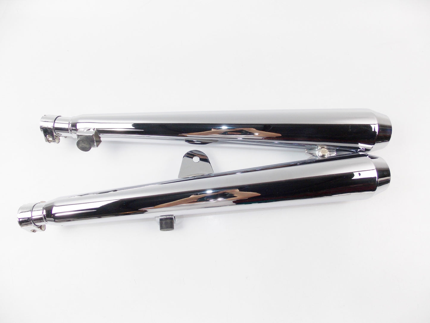 SITO LEFT SIDE SILENCERS EXHAUST PIPE CHROME LAV.4TM.1216/17/18 HONDA 400 #1222 - MotoRaider