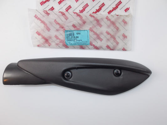 NOS OEM MALAGUTI PHANTOM F12 PLASTIC MUFFLER GUARD + SCREWS 071.215.00 - MotoRaider