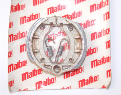 NOS OEM MALAGUTI SCOOTER BRAKE SHOES GRIMECA FRONT REAR WHEEL 90x18 # 119.075.00 - MotoRaider