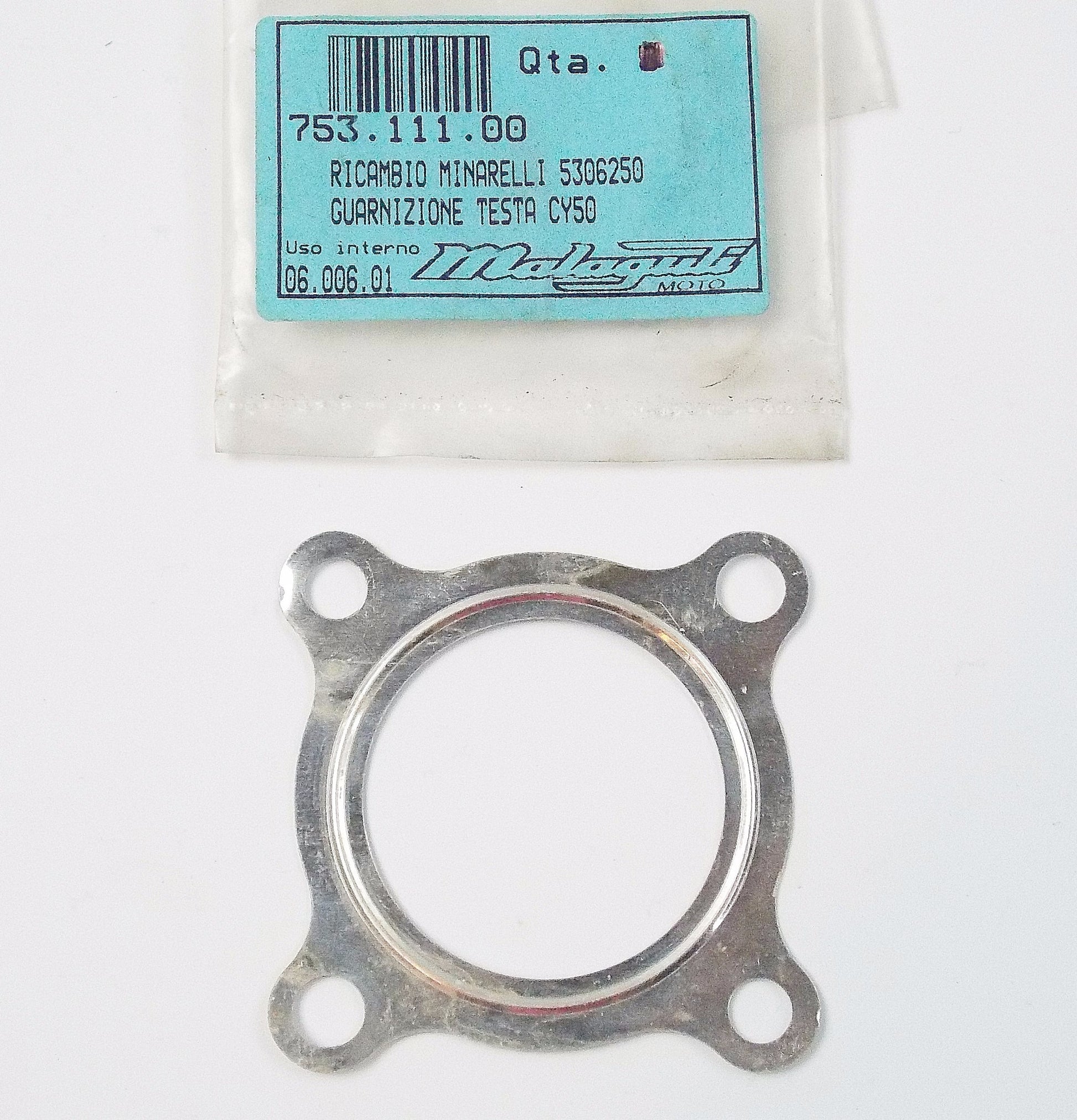 OEM MALAGUTI CENTRO|CIAK-50 F12 PHANTOM F15 FFOX CYLINDER HEAD GASKET 753.111.00 - MotoRaider
