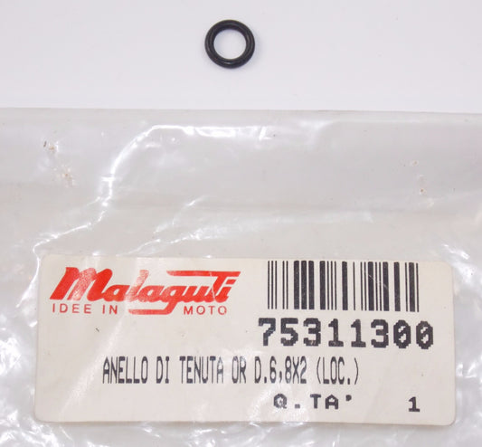 NOS OEM MALAGUTI SCOOTER CY 50 F10/97 O-RING D= 6,8x2 75311300 - MotoRaider