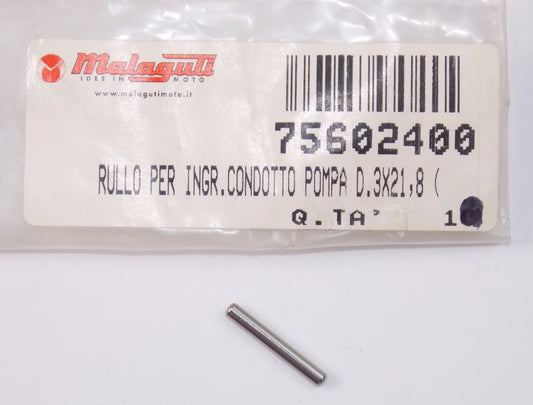 OEM MALAGUTI 99-04 50cc F12 PHANTOM F15 FIRE FOX WATER PUMP D3x21.8 PIN 75602400 - MotoRaider