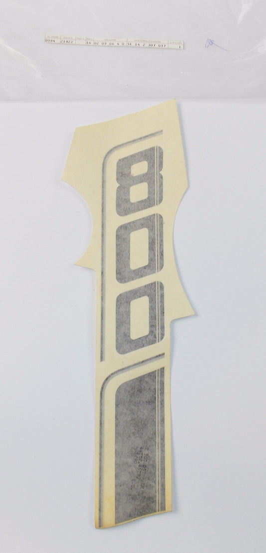 NOS OEM BMW 87-06 R 80 GS STICKER LH "800" SW/SI 51142307037 - MotoRaider