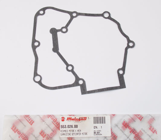 NOS OEM MALAGUTI CIAK MASTER 125 / 4T - Euro 3 CRANKCASE GASKET 553.026.00 - MotoRaider