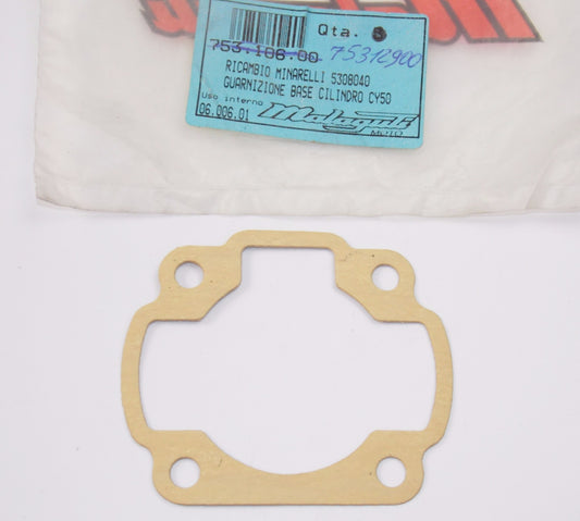 NOS OEM MALAGUTI  F12 Aria Restyling KAT EURO 1 CYLINDER BASE GASKET 753.106.00 - MotoRaider