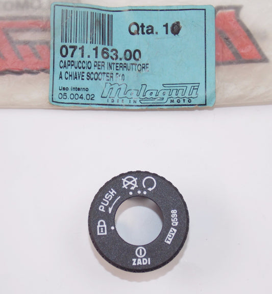 NOS OEM MALAGUTI  F12 Aria Restyling KAT EURO 1 STARTER LOCK RIM 071.163.00 - MotoRaider