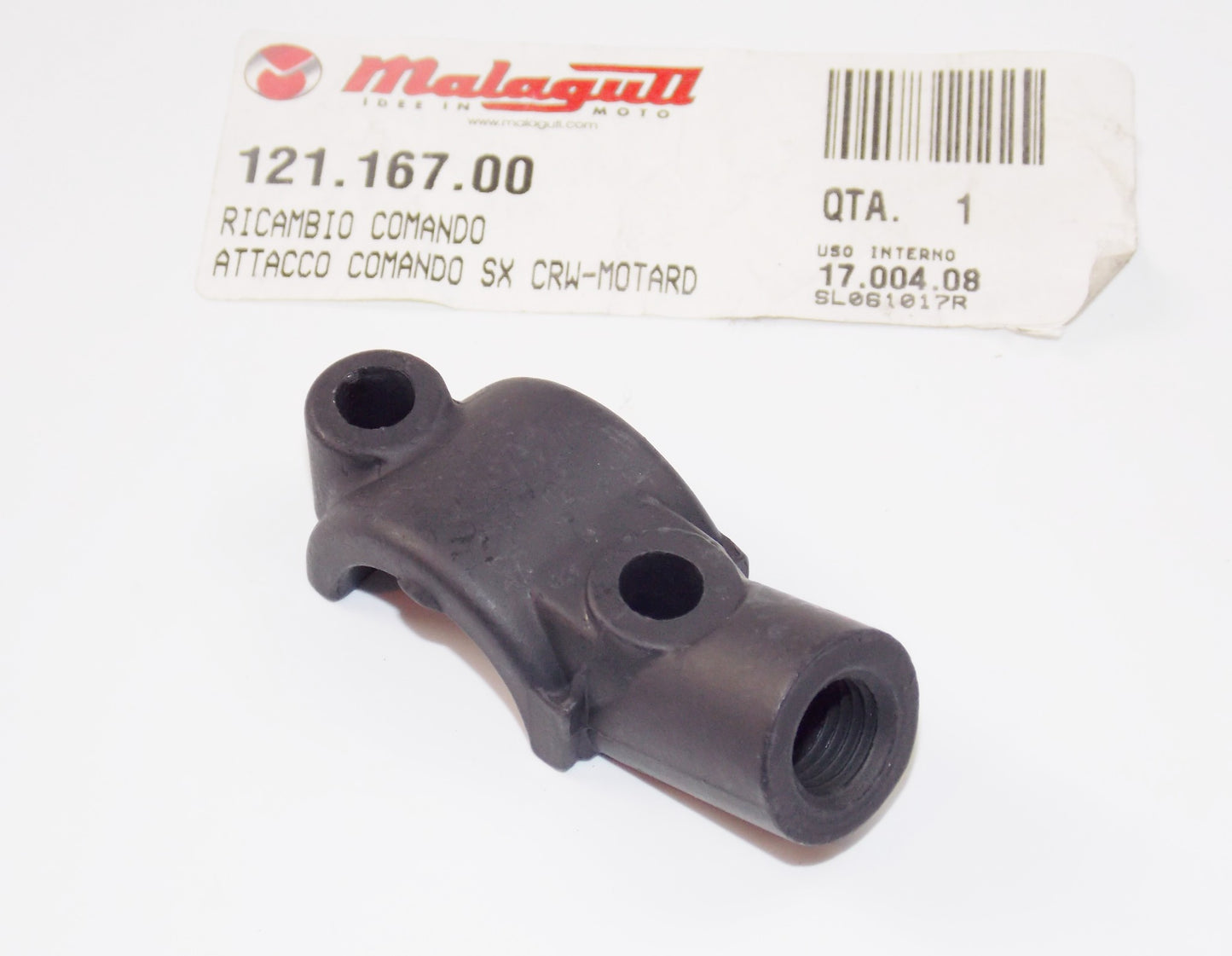 OEM MALAGUTI 07 XSM50 MOTARD Kat Euro2 LH CLUTCH CONTROL MIRROR CLAMP 121.167.00 - MotoRaider